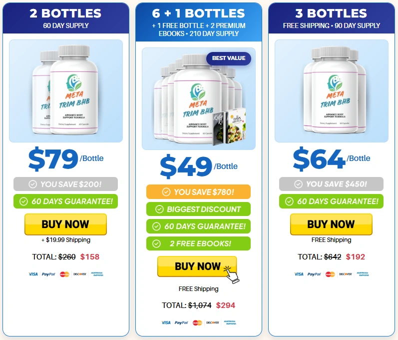 3 Days  MetaTrim BHB™ Offer